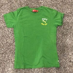 Vintage PUMA Green T-shirt